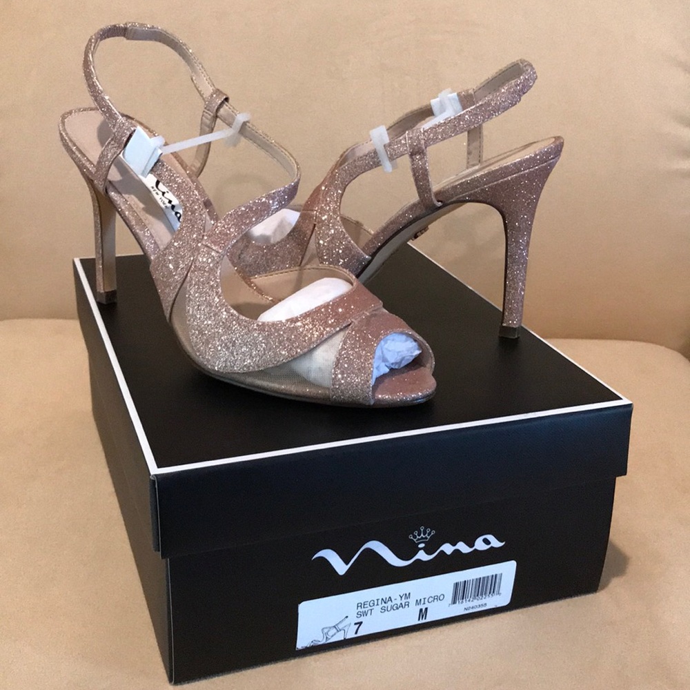Nina Rose Gold shoes in mint condition.